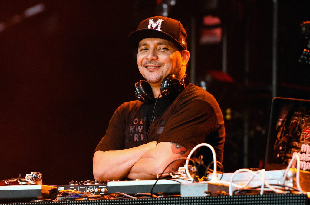 LOS ANGELES, CA - JUNE 16: Mix Master Mike performs at Doritos #MixArcade - Day 3 at L.A. LIVE on June 16, 2016 in Los Angeles, California. (Photo by Noel Vasquez/Getty Images)